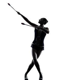 Baton Twirling Athlete