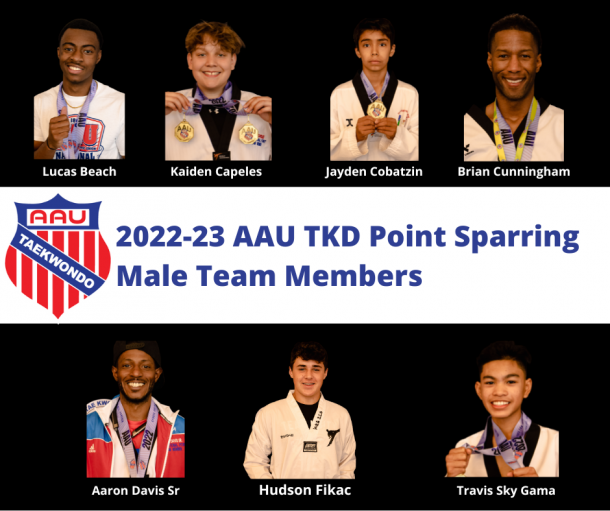 National Team Point Sparring Male Members