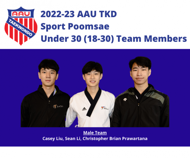 National Team Sport Poomsae Under 30 Members